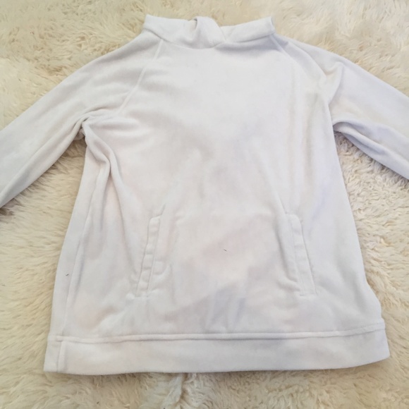 32° Degree Girls 10/12 White Velvet Warm Hoodie - Picture 2 of 10